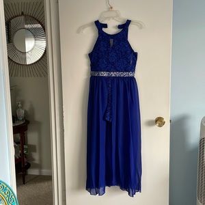 This is a blue dress. Size 12 or S.